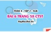 Bài 6 trang 58 Toán 8 Tập 2 Chân trời sáng tạo